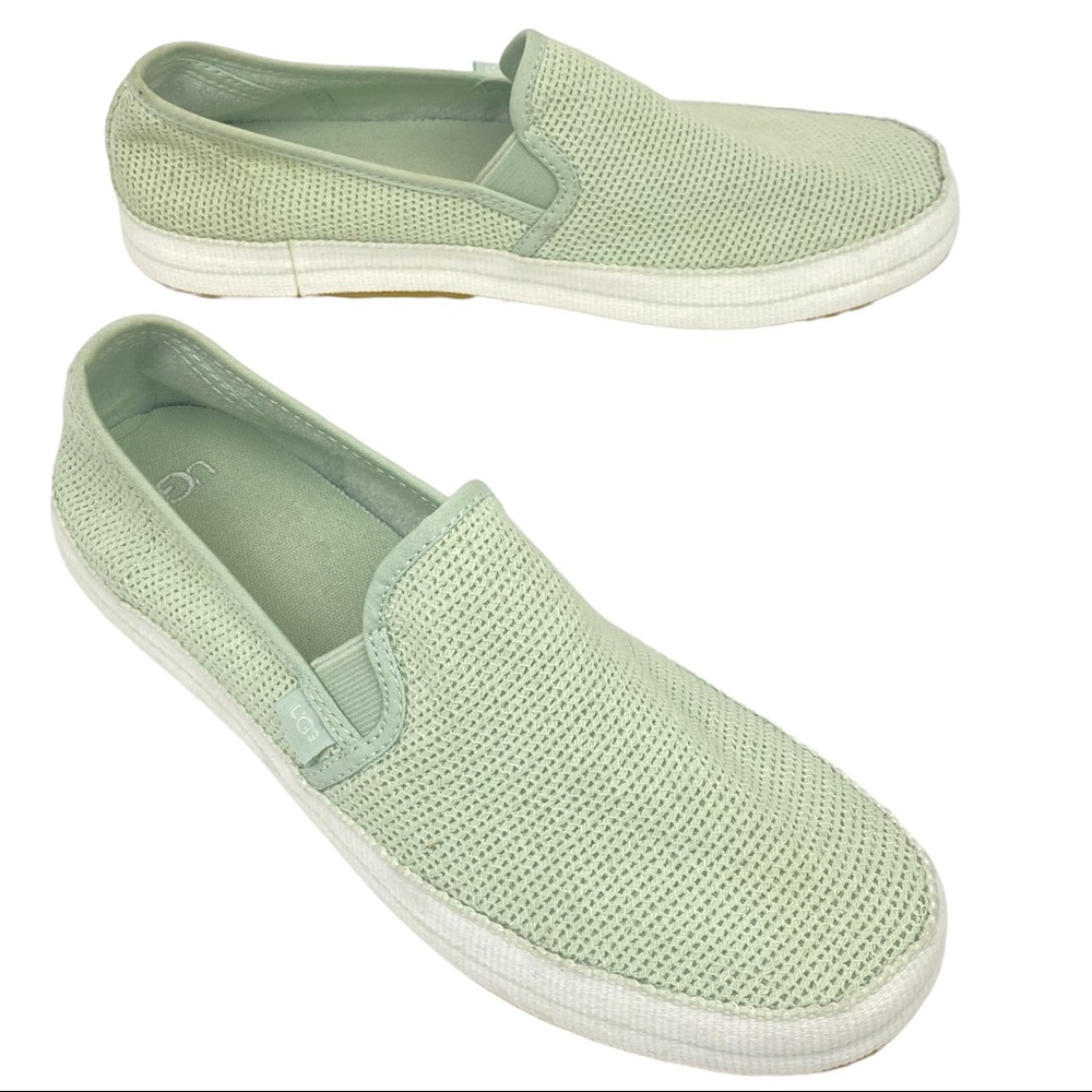 UGG Bren Mesh Pastel Mint Green Slip On Sneaker